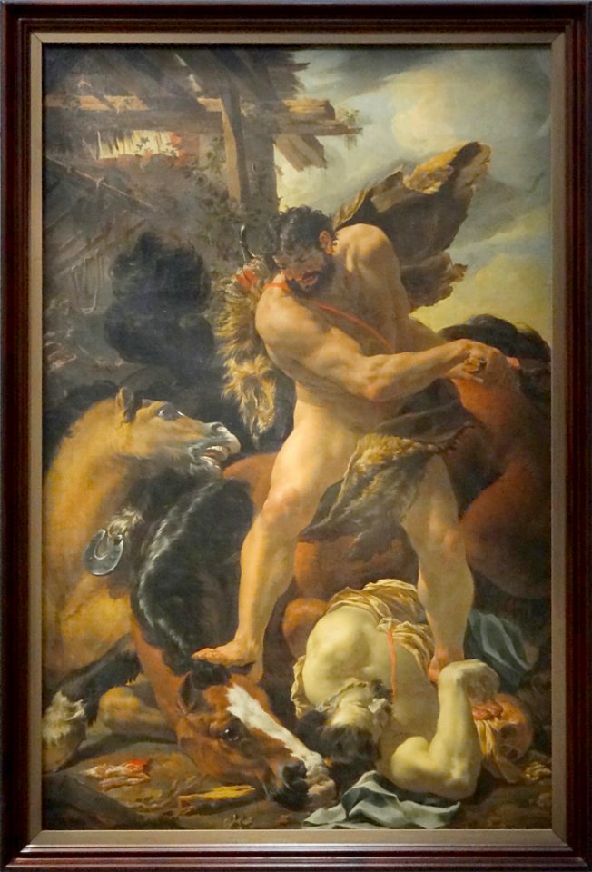 "Hercule terrassant Diomède", Charles Le Brun, vers 1640-1…
