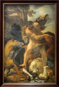 "Hercule terrassant Diomède", Charles Le Brun, vers 1640-1…