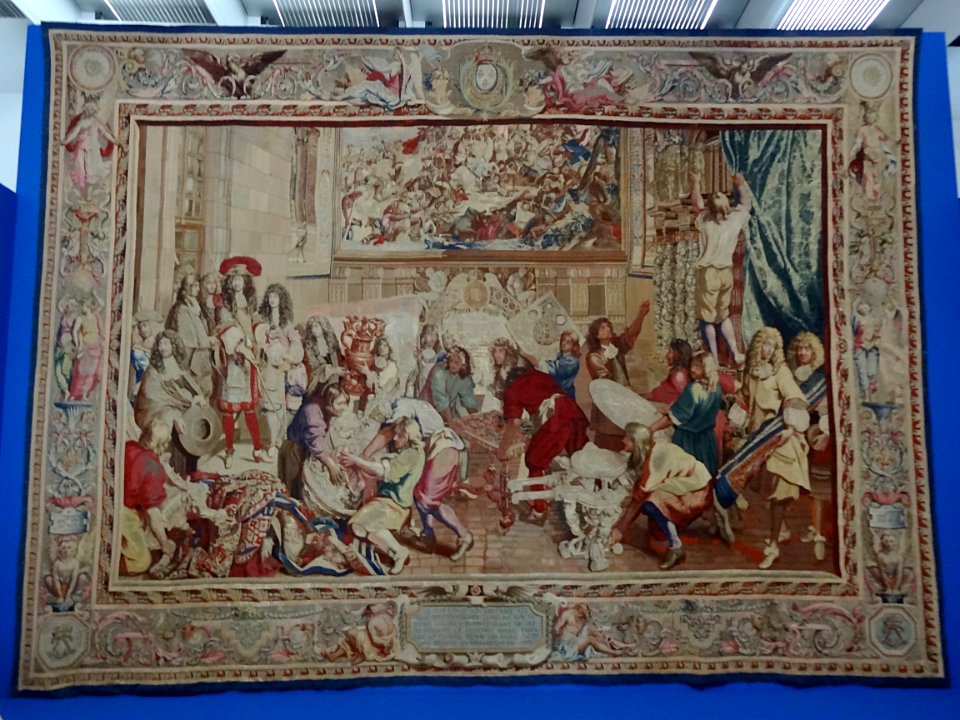 "Visite de Louis XIV à la manufacture des Gobelins", d'apr…