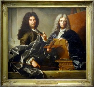 "Portrait de Charles Le Brun et de Pierre Mignard", Hyacin…