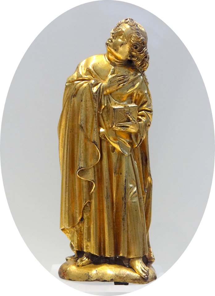 Elément d'un retable représentant la Crucifixion : Saint J…