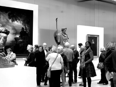 Louvre Lens, Galerie du Temps, point de vue.