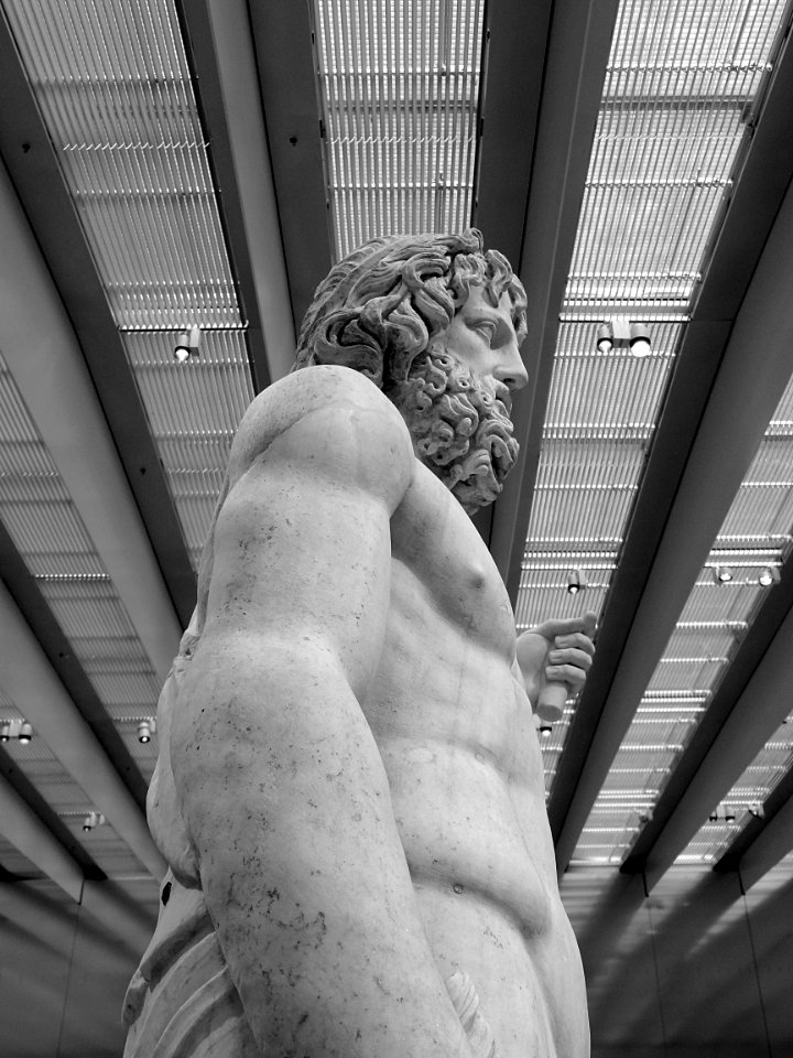 Louvre Lens, Galerie du Temps, point de vue.
