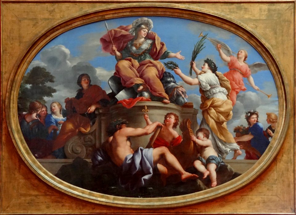 "La glorification de la France", Giovanni Francesco Romane…