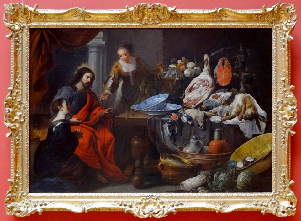 "Jésus chez Marthe et Marie", Erasme II Quellin et Jan Fyt…