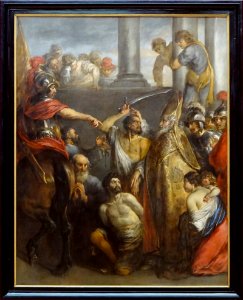 "Saint Nicolas sauvant les captifs", Jan Cossiers, 1660. P…