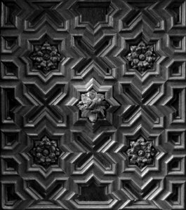 Détail d'un bahut-crédence (Anvers, 1661) exposé au musée …