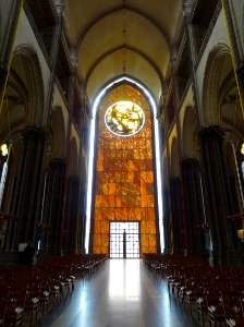 Le revers de la façade principale de la cathédrale Notre-D…