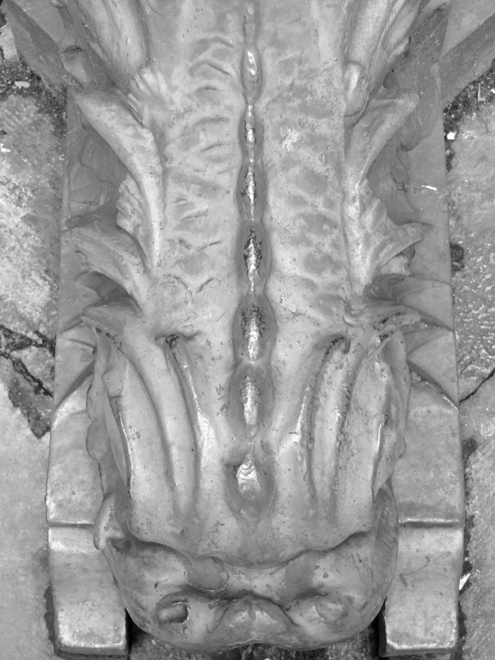 Détail d'une gouttière de la cour de la Vieille bourse de …