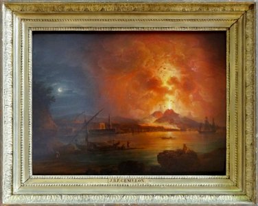 "Le Vésuve", Jean-Baptiste François Génillon, Salon de 179…