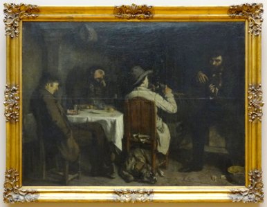 "L'après-dîner à Ornans", Gustave Courbet, Salon de 1849. …