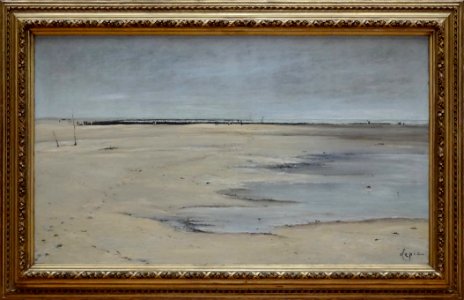 "La plage de Berck", Ludovic Napoléon, comte Lepic, 1876. …