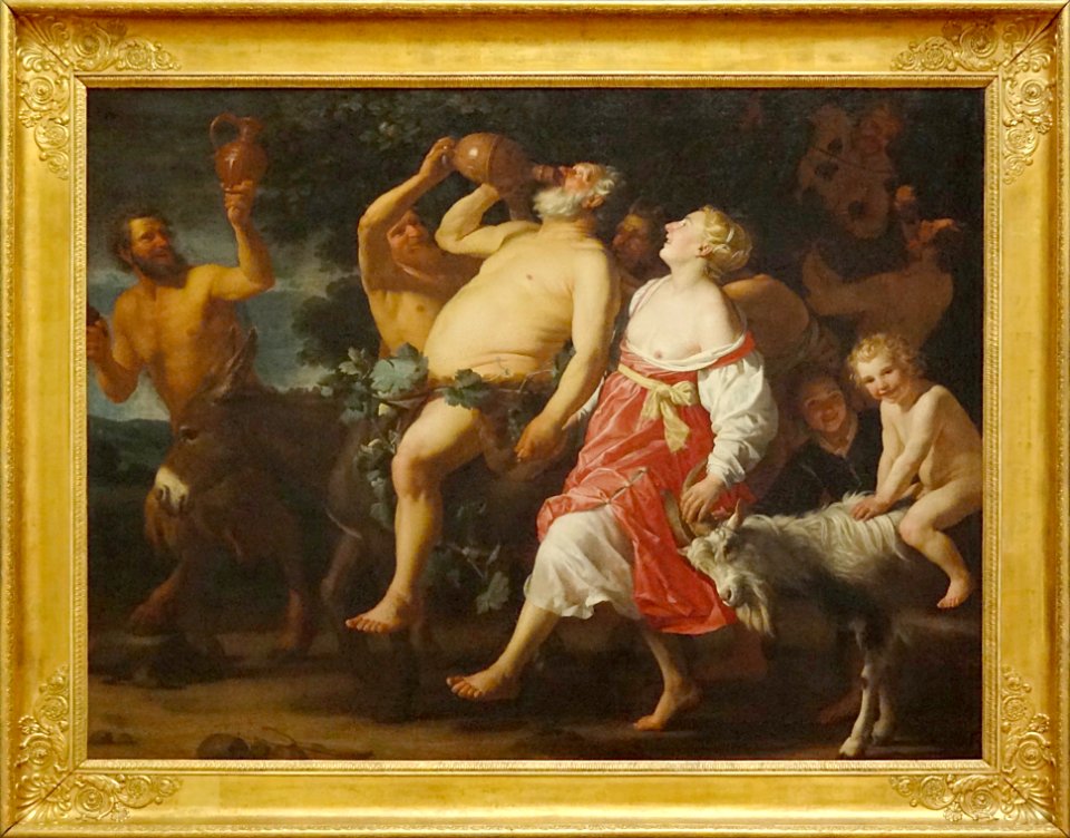 "Le Triomphe de Silène", Gerrit van Honthorst, vers 1623-1…