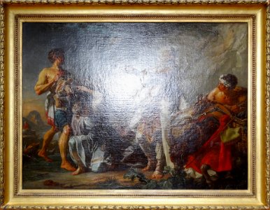 Un tableau devant une grande fenêtre, ça donne ça...Palais…