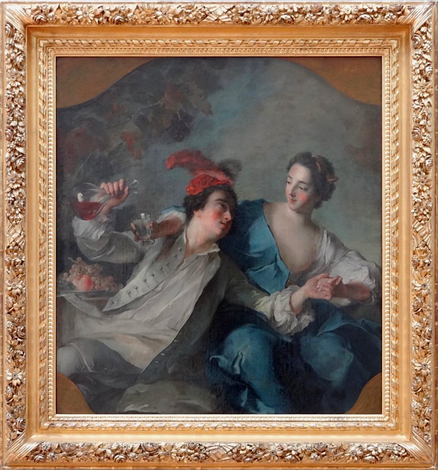 "Scène galante", Jean-Marc Nattier, 1737. Palais des beaux…