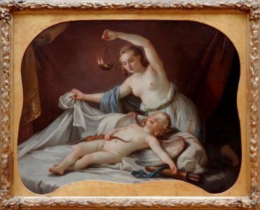 "Psyché reconnaissant l'Amour endormi", Joseph-Marie Vien,…