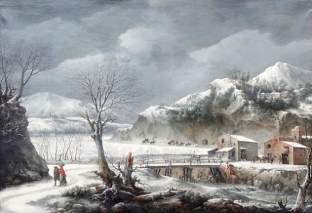 "Paysage sous la neige", Francesco Foschi. Palais des beau…