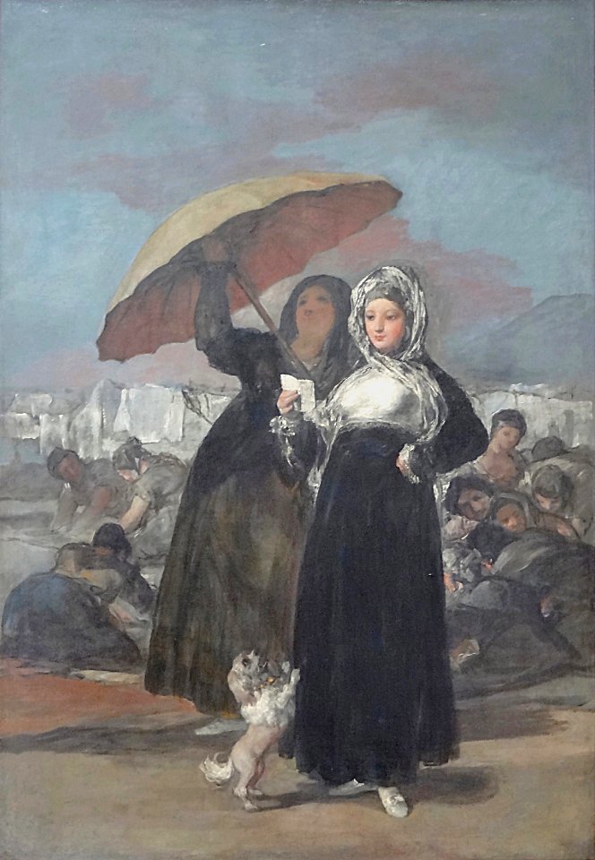 "La Lettre", dit "Les jeunes", Goya, vers 1814-1819. Palai…