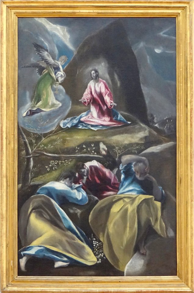 "Jésus au jardin des Oliviers", El Greco, vers 1600-1610. …