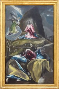 "Jésus au jardin des Oliviers", El Greco, vers 1600-1610. …