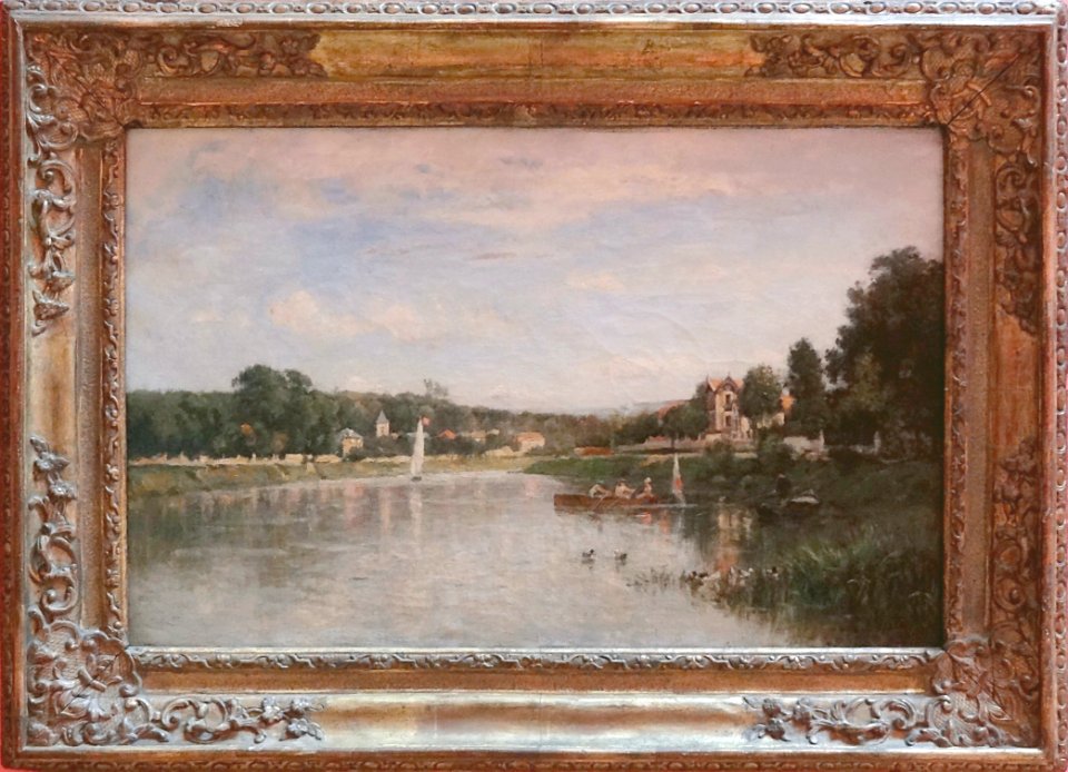 "Brie-sur-Marne", Stanislas Lépine, 1873. Palais des beaux…