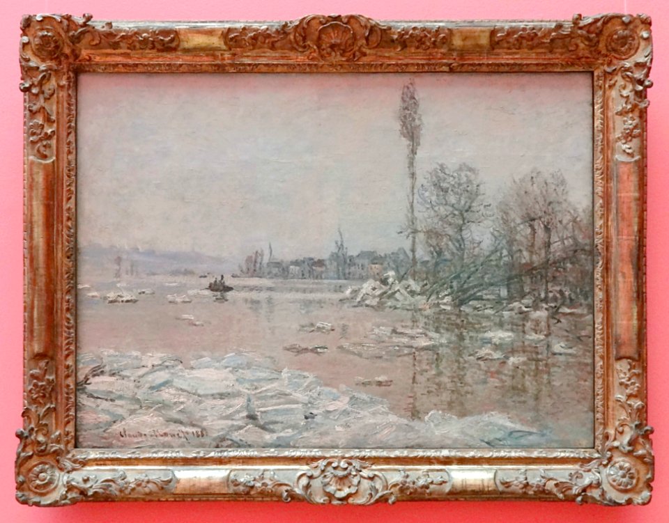 "En hiver, effet de neige", Alfred Sisley, 1876. Palais de…