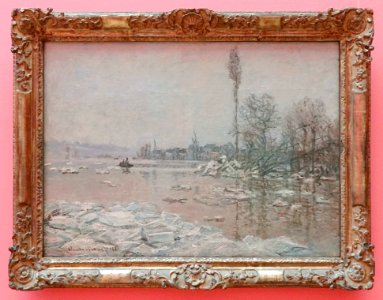"En hiver, effet de neige", Alfred Sisley, 1876. Palais de…