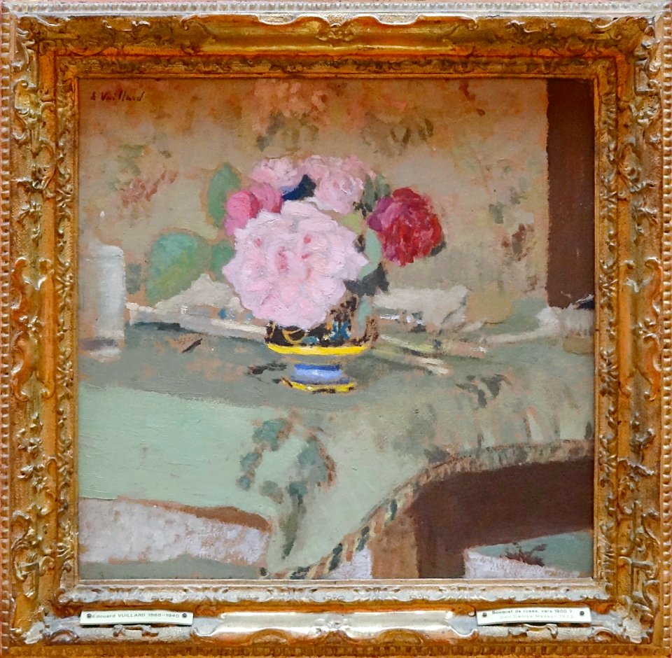 "Bouquet de roses", Edouard Vuillard. Palais des beaux-art…