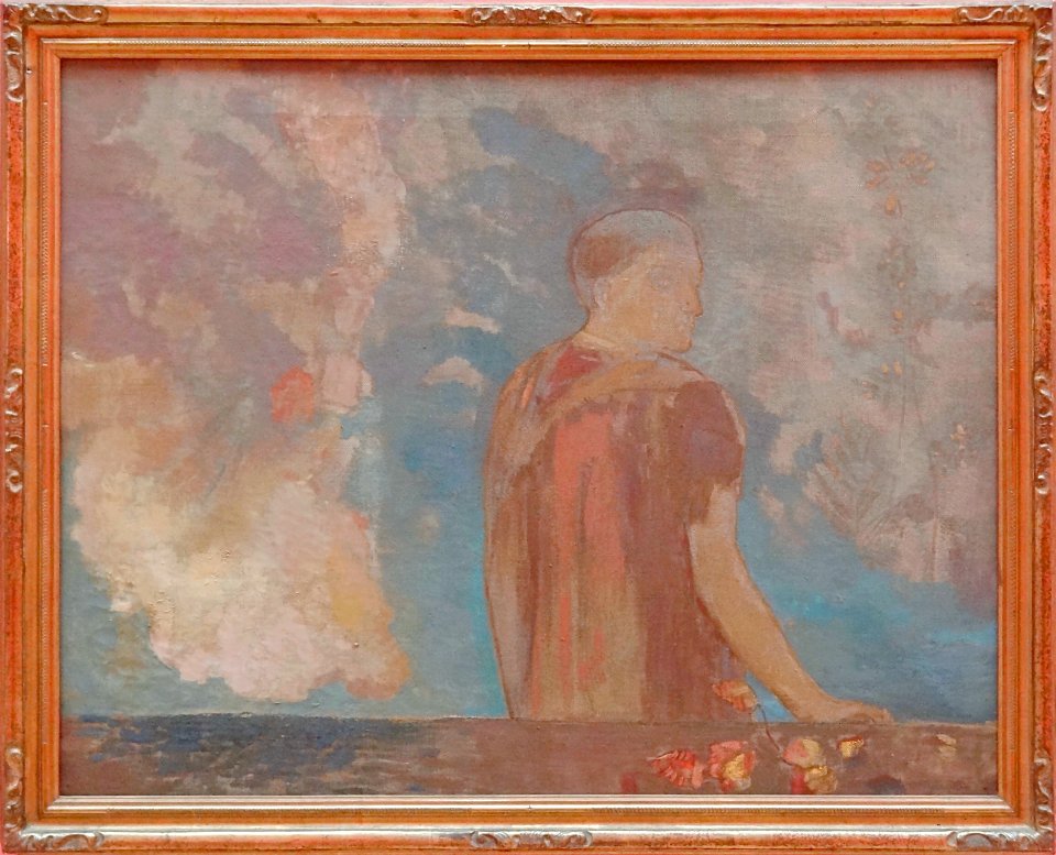 "Le regard", Odilon Redon, vers 1910. Palais des beaux-art…