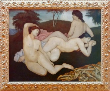 "Après le bain, les nymphes", Emile Bernard, 1908. Palais …