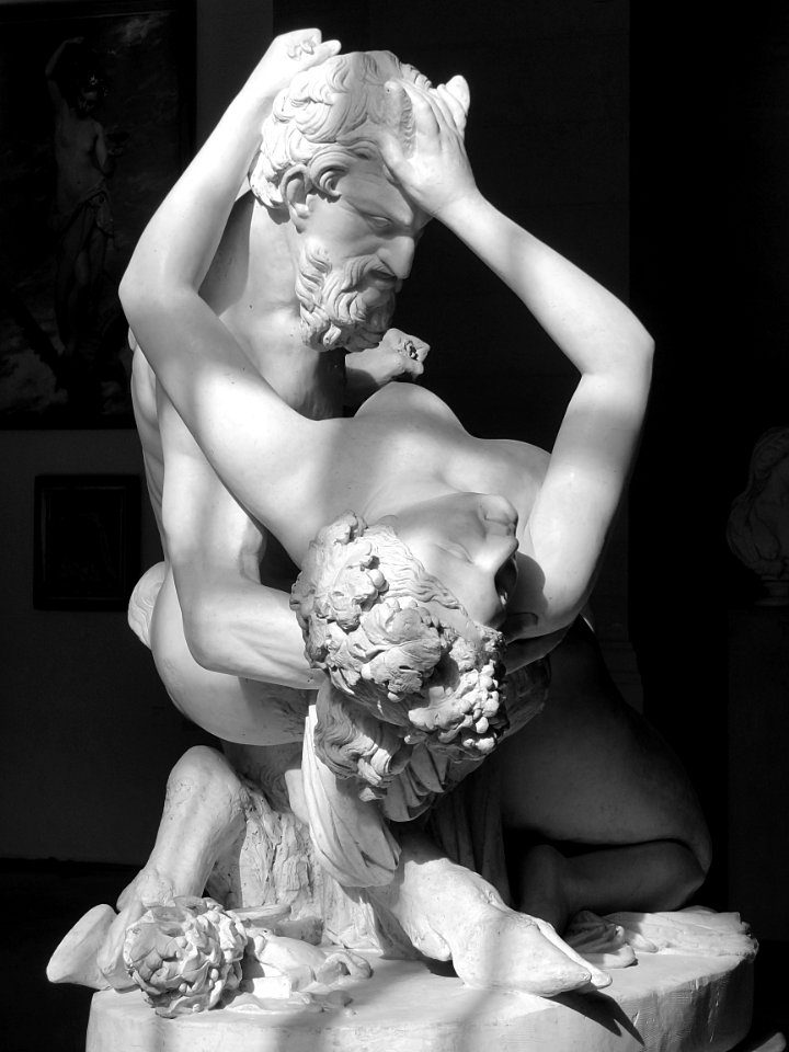 "Satyre et bacchante", James Pradier, vers 1830. Palais de…