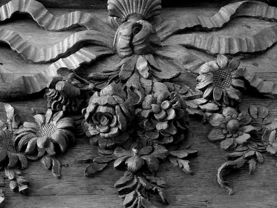 Détail d'un dessus de porte (1720) du Palais Rihour, ancie…