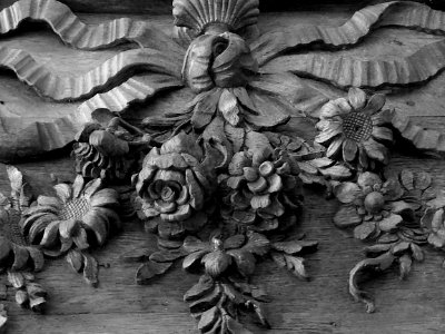 Détail d'un dessus de porte (1720) du Palais Rihour, ancie…