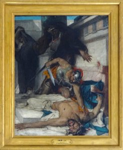 "La Mort de Timophane", Léon-François Comerre, 1874. Palai…
