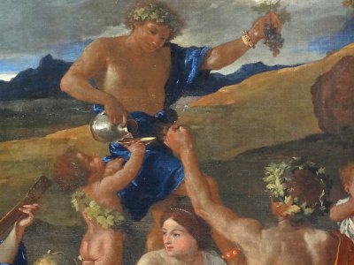 "Fête en l'honneur de Bacchus, dieu romain du vin, dite la…
