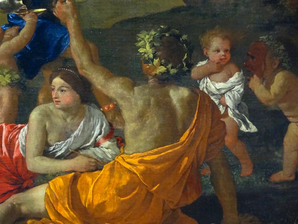 "Fête en l'honneur de Bacchus, dieu romain du vin, dite la…