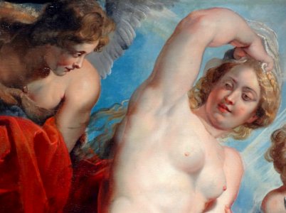 "Le roi Ixion trompé par Junon qu'il voulait séduire" (dét…
