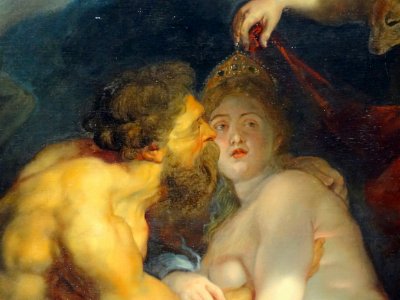 "Le roi Ixion trompé par Junon qu'il voulait séduire" (dét…