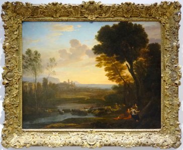 "Paysage avec Paris et Oenone", dit "Le gué", Claude Lorra…