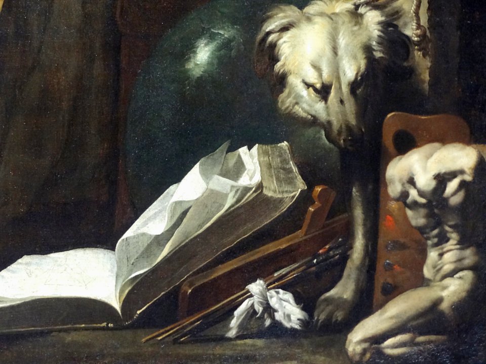 "La Mélancolie" (détail), Domenico Fetti, vers 1618-1623. …