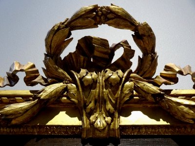 "Figure de fantaisie" (détail du cadre), Jean-Honoré Frago…