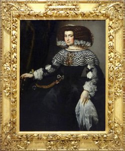 "Portrait de cour espagnol : la marquise de Los Vélez (?),…