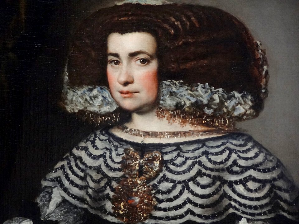 "Portrait de cour espagnol : la marquise de Los Vélez (?),…