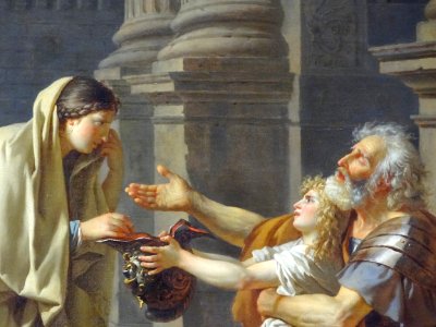 "Bélisaire, général de l'empereur romain Justinien, réduit…