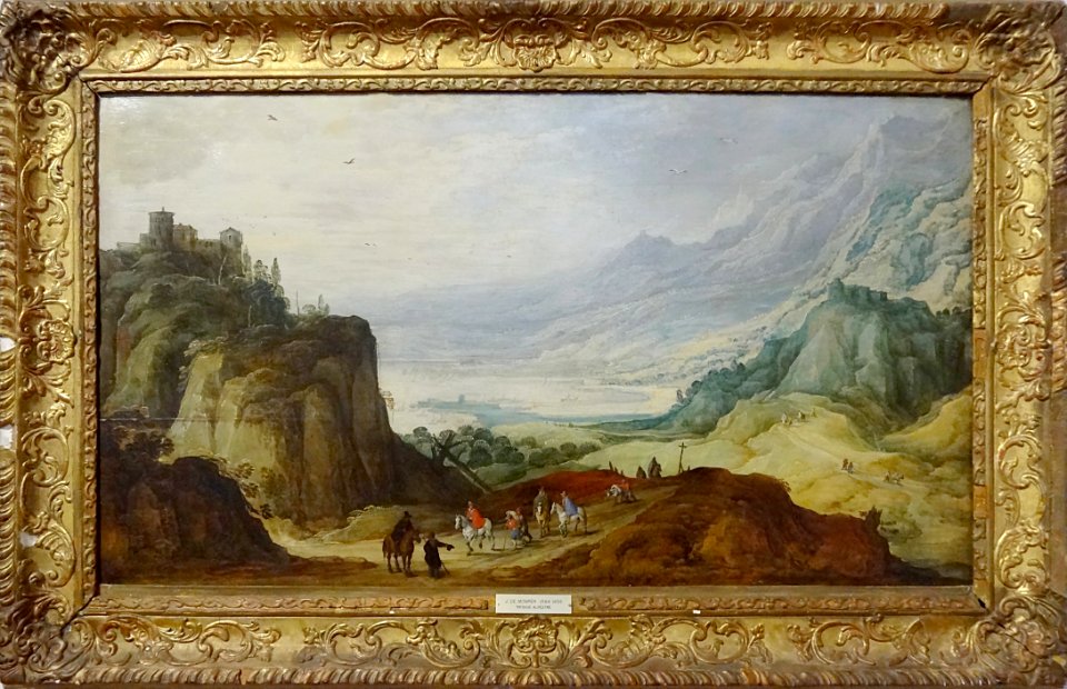 "Paysage des Alpes", Josse de Momper. Musée de la Chartreu…