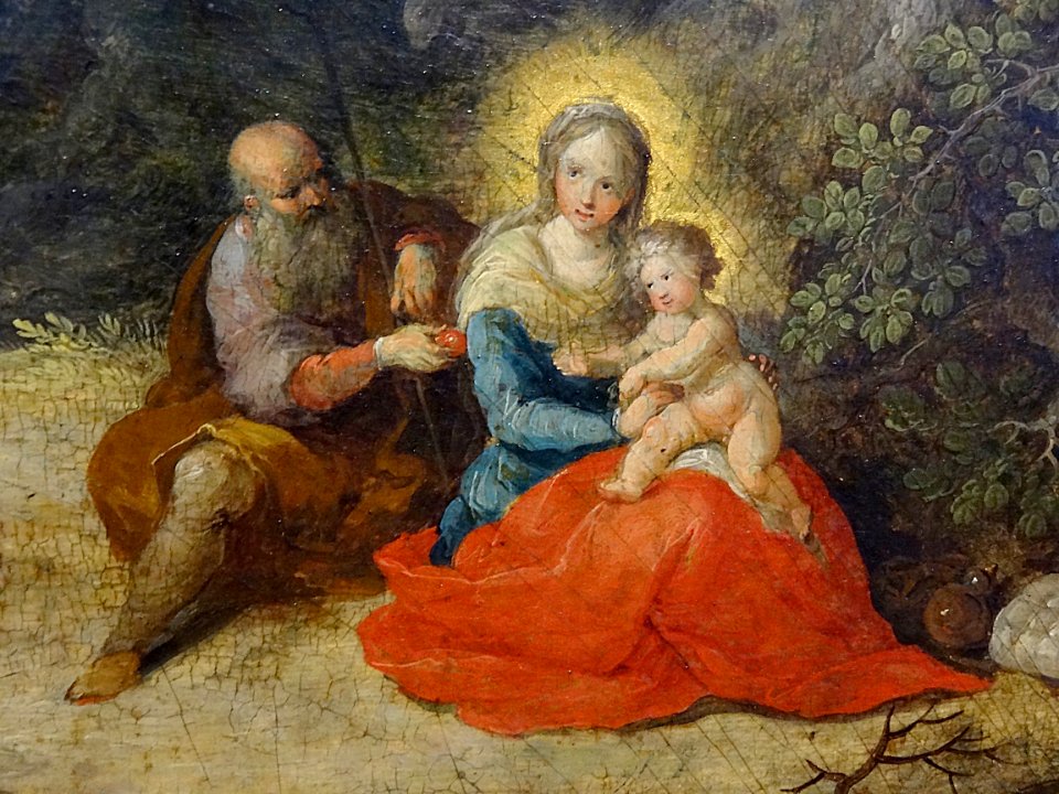 "La Sainte Famille" (détail), Abraham Govaerts. Musée de l…