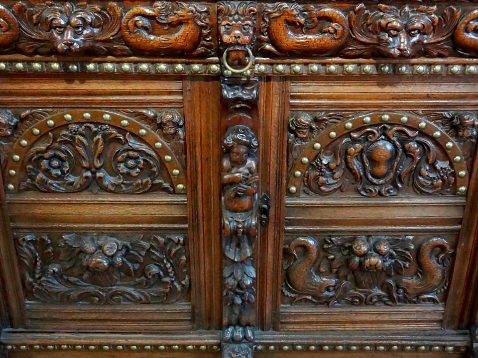 Buffet garde-manger, Flandres, 17ème siècle. Musée de la C…