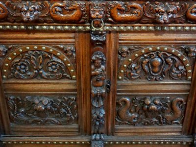 Buffet garde-manger, Flandres, 17ème siècle. Musée de la C…