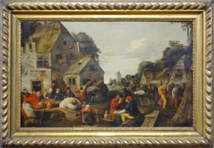 "La fête au village", atelier d'Adriaen Brouwer, Flandres,…