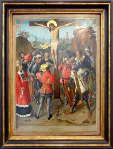 "La Crucifixion", du Maître de la manne. Musée de la Chart…